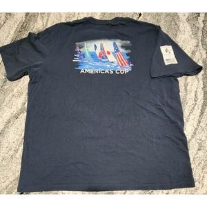 VINEYARD VINES 2017 AMERICAS CUP SHIRT MENS 2XL XXL BERMUDA BLUE SAILING USA
